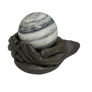 Kheops Ceramic Hands Holding Figurine Stone Marble